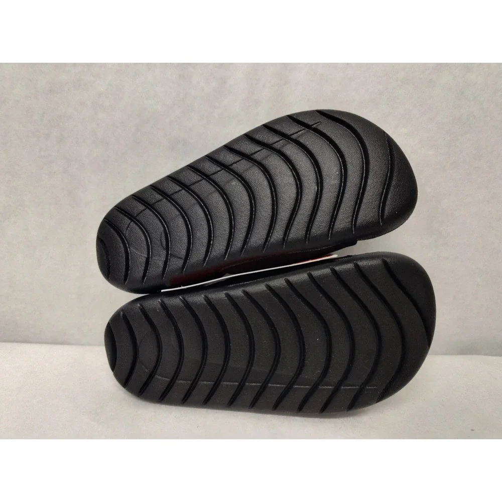 Nike Toddler‎ Kawa Slides Sandals BV1094-003 Black Metallic Gold Sz 10